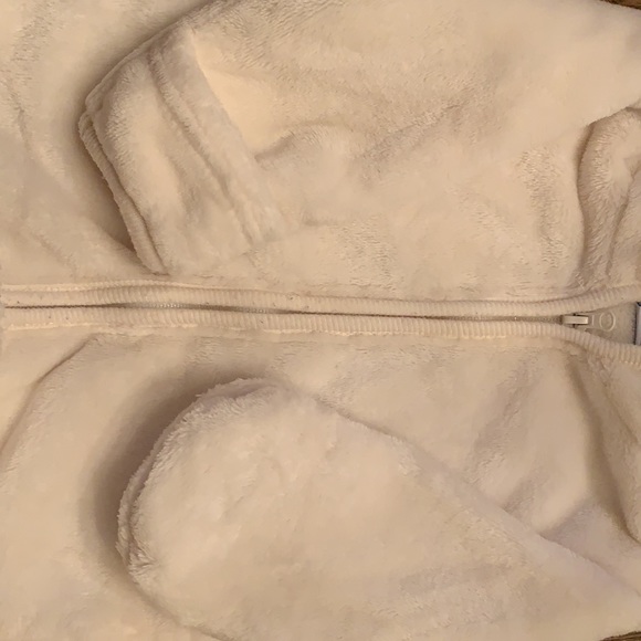 Cream hooded fleece - Picture 2 of 4